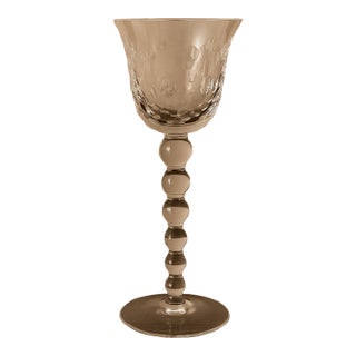 1990s St. Louis Crystal Water Glass — Bubbles Collection For Sale