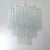 Metal Italian Opal Suspension Lamp in Murano Glass, 1980s For Sale - Image 7 of 12