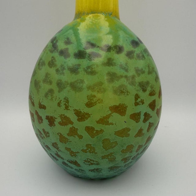 Green Rio Face Vase by Bertil Vallien for Kosta Boda, 1990s For Sale - Image 8 of 14