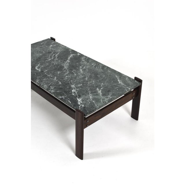 Green Marble Coffee Table by Percival Lafer, Brazil, 1970s, in Good conditions. Designed 1970 to 1979 I have official...