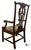 Wood Vintage Kittinger Traditional Chippendale Style Mahogany Accent / Dining Chairs - Pair For Sale - Image 7 of 12