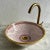 Not Yet Made - Made To Order Ceramic Sink With 14k Gold Rim Vessel Round Sink Bowl Basin With Drain For Sale - Image 5 of 10