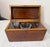 Traditional Antique 19th Century English Regency Inlaid Wood Sarcophagus-Form Tea Caddy Box For Sale - Image 3 of 17
