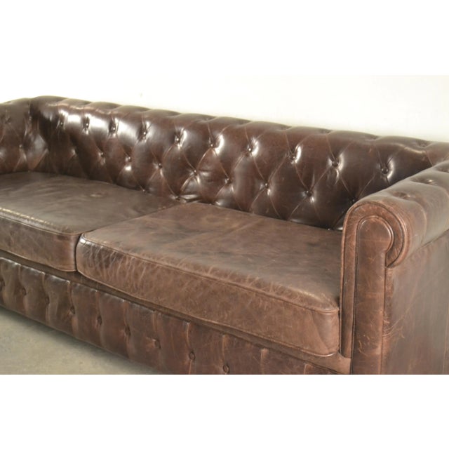 Brown Vintage Sofa, 1950s For Sale - Image 8 of 13