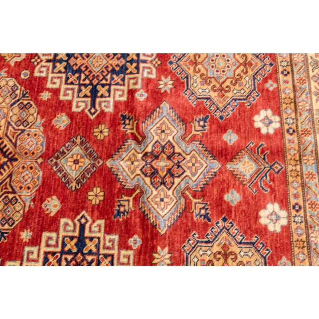 Early 21st Century Pak Kazak Rug 5'8'' X 7'10'' For Sale - Image 5 of 8