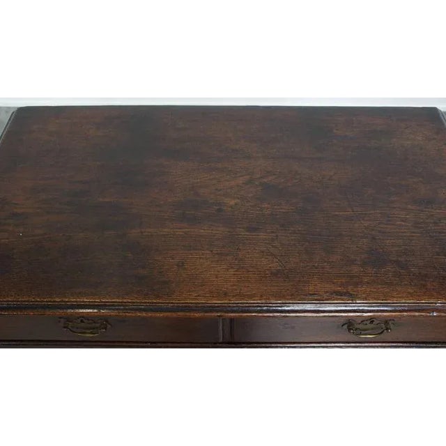 Antique Oak English Chest of Drawers, 1700s For Sale - Image 6 of 14