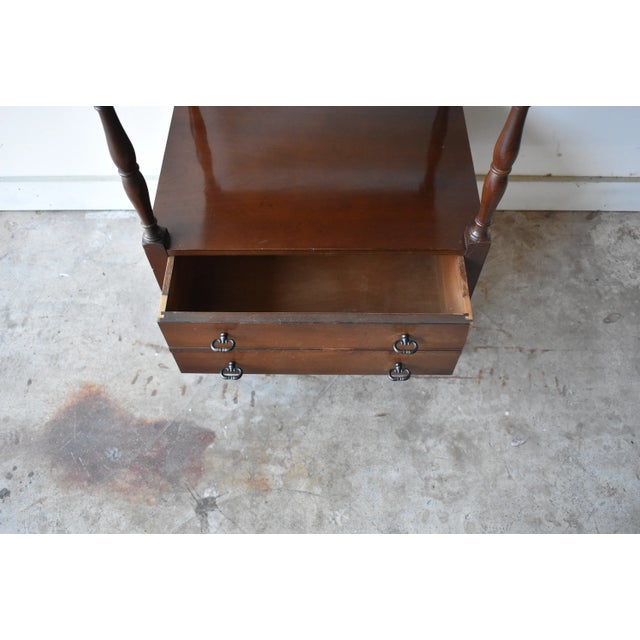 Wood Regency-Style Étagère For Sale - Image 7 of 13