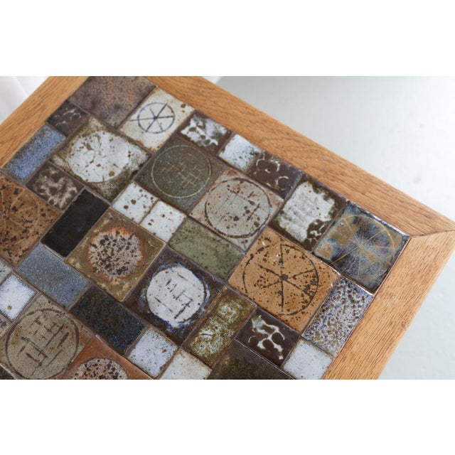 Vintage Danish Oak Coffee Table attributed to Tue Poulsen, 1960s For Sale - Image 11 of 18