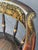 American Ebonized Captain's Chair With Federal Style Fruitful Bounty Basket For Sale - Image 12 of 16