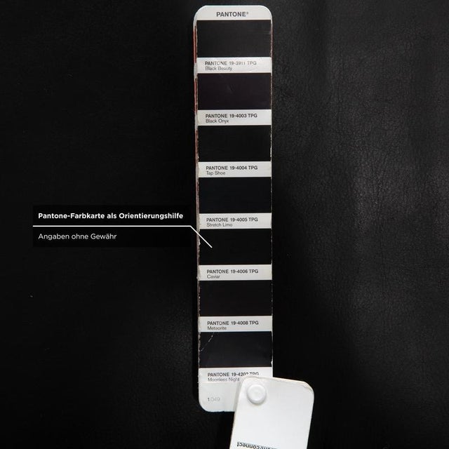 Visavis Two-Seater Sofa in Black Leather from Brühl For Sale - Image 11 of 15