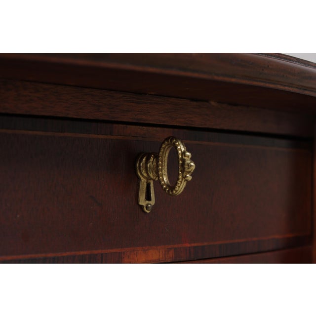 Pair of Baker Mahogany Pembroke Drop Side Tables For Sale - Image 9 of 15