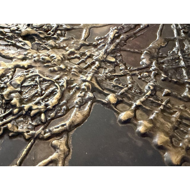 Manfred Jung, Abstract Composition, 1979, Enameled Metal Print For Sale - Image 4 of 7