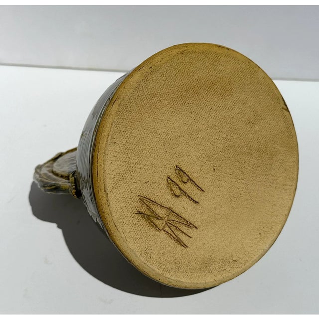 Vintage Original Art Ceramic Vase by Mark Tunison, 1999 For Sale - Image 6 of 7