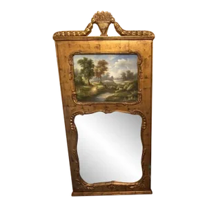 Late 19th Century Trumeau Mirror