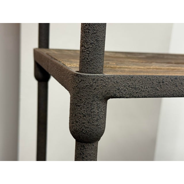Gray Luay Al-Rawi for Restoration Hardware Dutch Industrial Narrow Single Shelving, Pair For Sale - Image 8 of 12