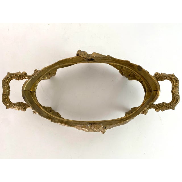 Vintage French Brass Jardiniere For Sale - Image 10 of 10