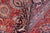 Red Shabby Chic Persian Rust/Blue Wool Rug - 9'9'' X 13'0'' For Sale - Image 8 of 10