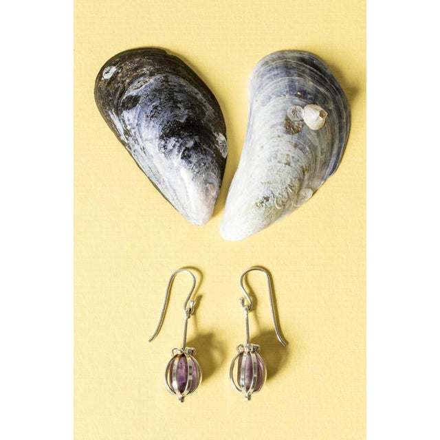 Modernist Silver Earrings by Arvo Saarela, 1958, Set of 2 For Sale - Image 11 of 11