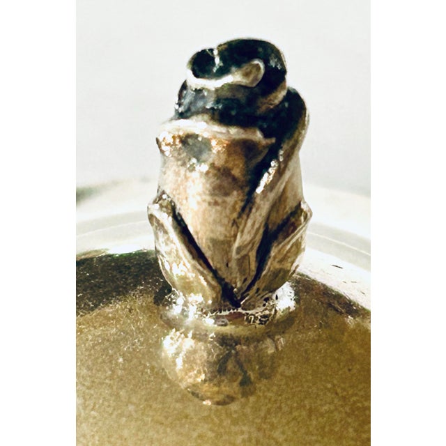 Metal Tiffany Co. Sterling Silver Saccharine Box With Lid & Tongs For Sale - Image 7 of 10