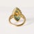 Vintage 18k Rose Gold Turquoise and Pearl Navette Ring, Size 8 For Sale In Los Angeles - Image 6 of 6