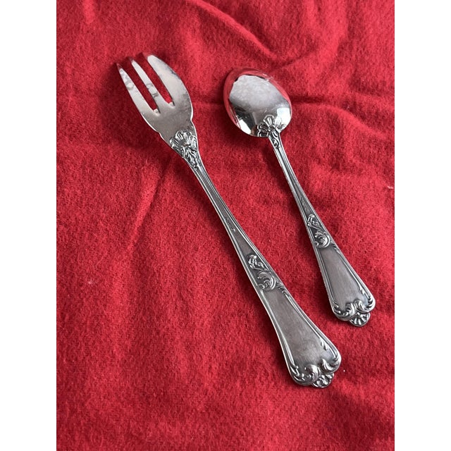 800 Silver Cutlery, Italy, 1960s, Set of 84 For Sale - Image 11 of 14
