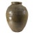 Early 20th Century South East Asian or Chinese Olive Green Glazed Martaban Jar For Sale
