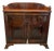 Mid 20th Century Mahogany Dry Sink Cabinet With Backsplash, Lock & Key For Sale