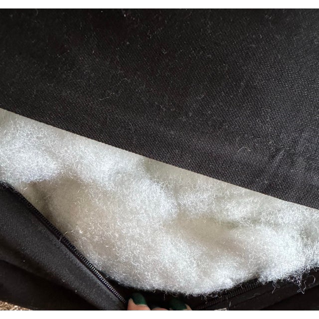 Handmade Turkish Wool Rug Floor Cushion, 28”x28” For Sale In Philadelphia - Image 6 of 8