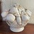 Ceramic Large Antique Italian White Porcelain Fruit Bowl Centerpiece For Sale - Image 7 of 12