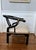 Late 20th Century Pair of James Mont Style Black Lacquer Horseshoe Chairs For Sale In Nashville - Image 6 of 9