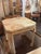 Tan Pair of Italian MCM Parchment and Brass Side Tables For Sale - Image 8 of 8