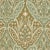 Sample - Schumacher Maharajah Crewel Embroidery Fabric in Verdigris For Sale