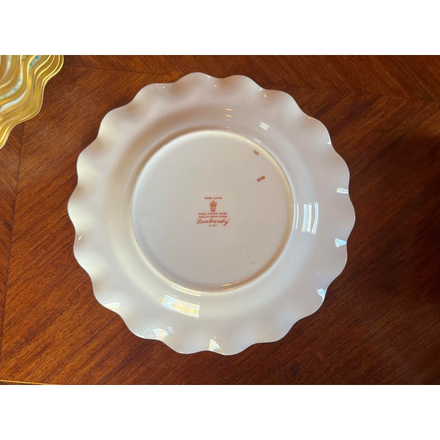 1960s Htf Royal Crown Derby “Lombardy” 8” Plate | Chairish