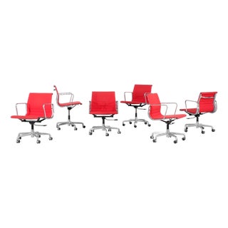 EA 117 Chairs by Charles Ray Eames for ICF Usa, 1980s, Set of 6 For Sale