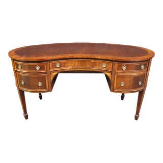 Hekman Federal Style and Inlay Desk For Sale