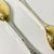 Vintage Hollywood Regency Art Deco Boho Chic Etched Plated Stainless Salad Utensils - A Pair For Sale - Image 10 of 12