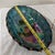 Vintage Indiana Iridescent Carnival Glass Blue Grapefruit Footed Bowl For Sale - Image 9 of 9