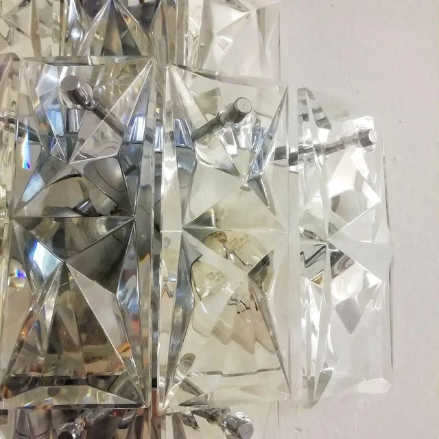 Light Glass Sconce from Kinkeldey, 1970s For Sale - Image 6 of 15