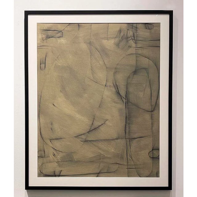 Untitled #SP-222 by Murray Duncan Mixed media on paper Size: 32" x 40" Unframed, signed on the back This striking...