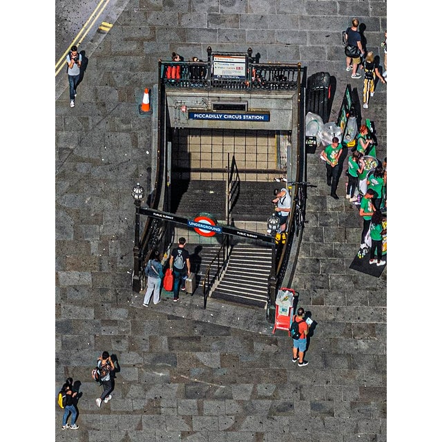 Contemporary "Picadilly Circus I" Contemporary Limited Edition Fine Art Photograph Print by Bernhard Lang For Sale - Image 3 of 5