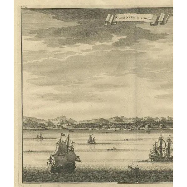 F. Valentijn, Illustration of Samboepo, 1726, Print For Sale - Image 3 of 5