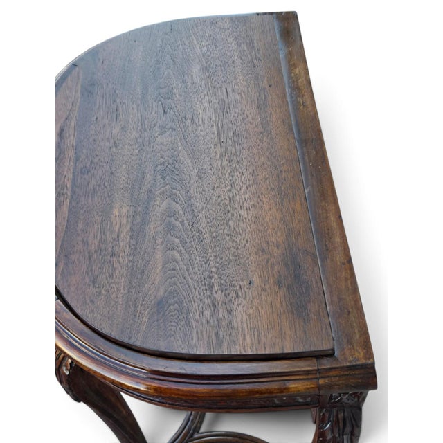 French 19th Century French Walnut Console Table/ Entry Hallway Table For Sale - Image 3 of 10