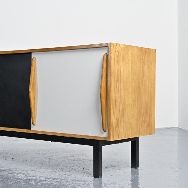Ash Cansado Sideboard attributed to Charlotte Perriand for Steph Simon, 1960 For Sale - Image 12 of 18