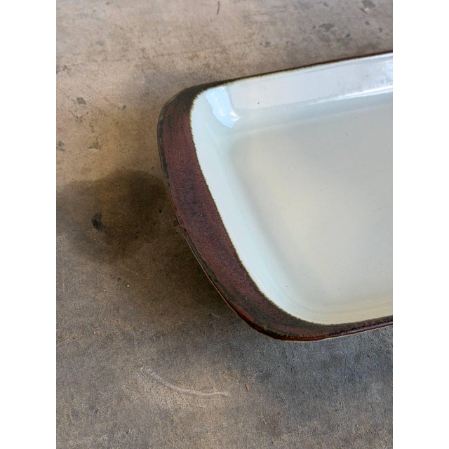 Baking Dish Rectangular Stoneware Désirée Denmark Thule Mid-Century Modern 1970s For Sale In Los Angeles - Image 6 of 10