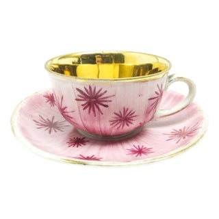 Hand-Painted Porcelain Karolina Cup from Department Kwiatogal, Poland, 1960s For Sale