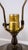 Vintage Large Heavy Metal Brass Table Lamp For Sale - Image 4 of 11