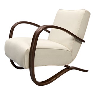 H-269 Lounge Chair by Jindrich Halabala, 1940s For Sale
