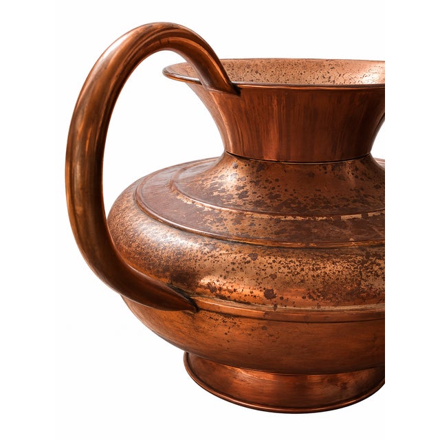 French Provincial French Copper Twin-Handle Vessel For Sale - Image 3 of 7