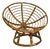 Vintage Rattan Bamboo Papasan Chair For Sale