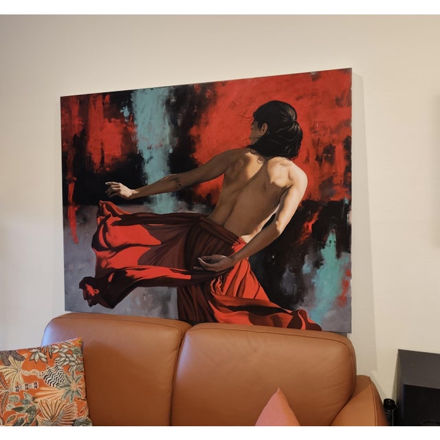 Filippo Manfroni, I'll Be There 1, Oil on Canvas For Sale - Image 6 of 11